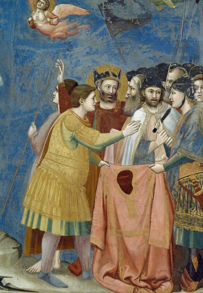 ジョット作「キリストの生涯と受難」より磔刑の詳細 作： Giotto (c.1266 1337)