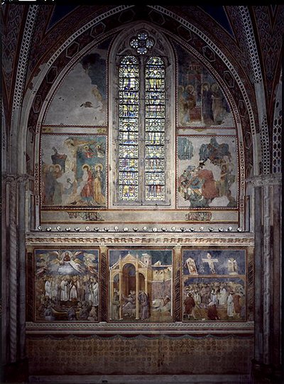 キリストの生涯と聖フランシスコのサイクルのシーン 作： Giotto (c.1266 1337)