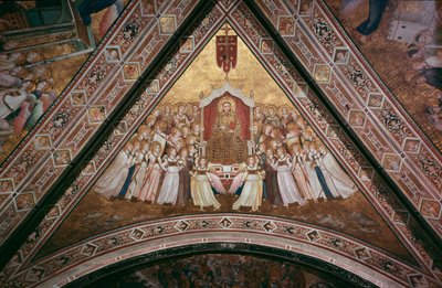 アッシジの聖フランチェスコの勝利（フレスコ画 作： Giotto (c.1266 1337)