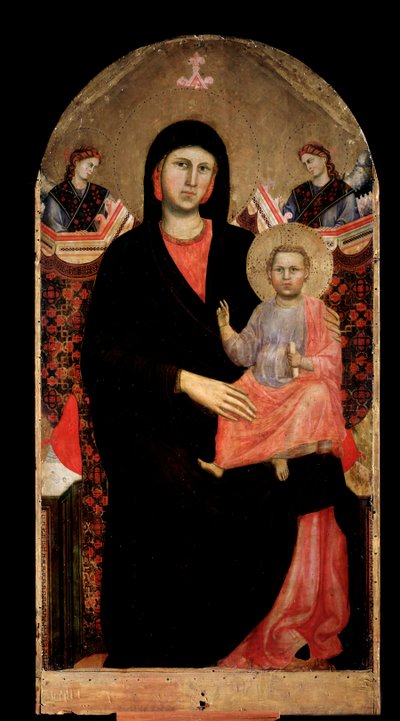 聖母子像（絵画 作： Giotto (c.1266 1337)