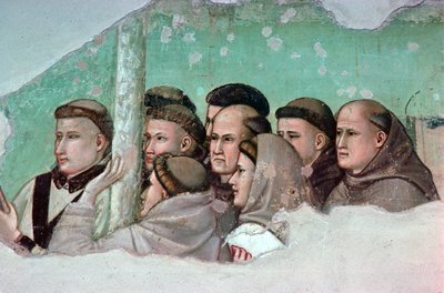 聖フランシスコの生涯に関するシリーズの断片 作： Giotto