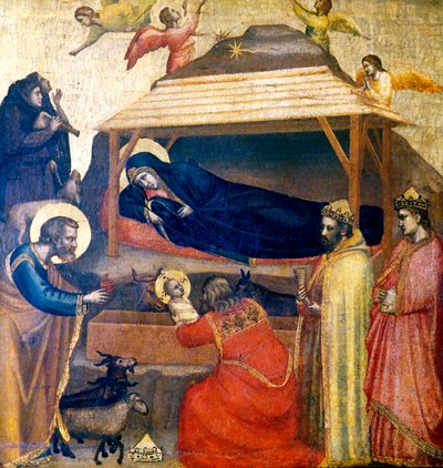 エピファニー、c1230。 作： Giotto di Bondone