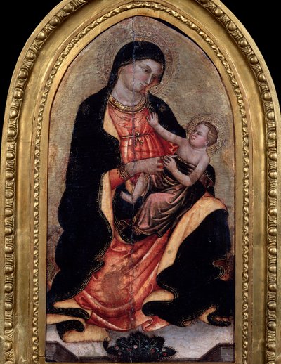 13世紀後半または14世紀の聖母子 作： Giotto di Bondone