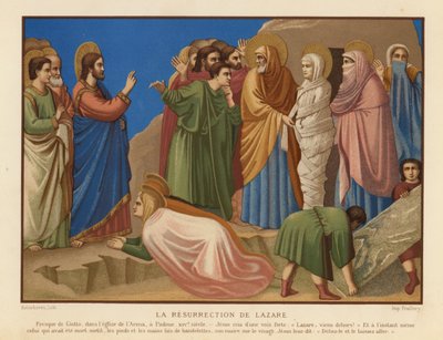 ラザロの育成（クロモリソ） 作： Giotto di Bondone (after)