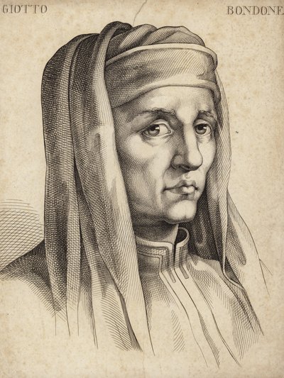 ジョットディボンドーネ、イタリアの画家および建築家 作： Giotto di Bondone