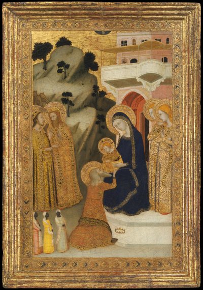 賢者の礼拝、1340-43年頃 作： Giotto di Bondone