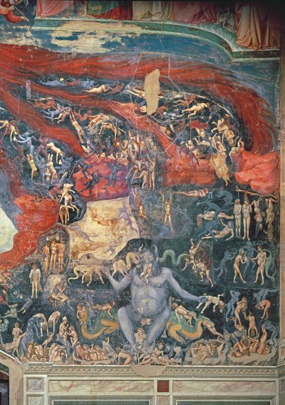最後の審判、地獄の詳細、1303-05（65227も参照） 作： Giotto di Bondone