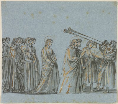 マリアとヨセフの結婚式の行列 作： Giotto di Bondone