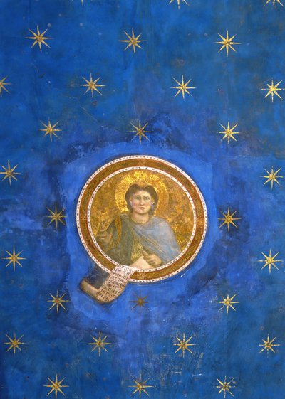 預言者ダニエル、天井保管庫から、c.1305 作： Giotto di Bondone