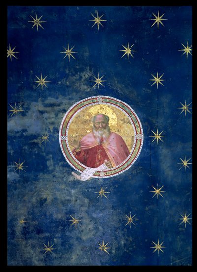 預言者イザヤ、保管庫からの詳細、1303-05（復元後） 作： Giotto di Bondone