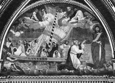 サンピエトロのナヴィチェッラ（モザイク） 作： Giotto di Bondone after Giotto di Bondone after