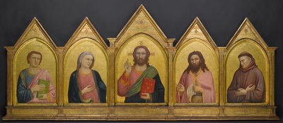 ペルッツィの祭壇画、1310〜1315年頃（パネル上のテンペラと金箔） 作： Giotto di Bondone