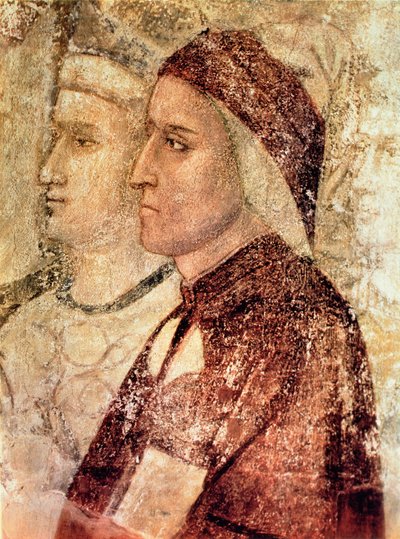 パラダイス、ダンテアリギエーリの詳細（1265-1321）c.1336 作： Giotto di Bondone school of Giotto di Bondone school of