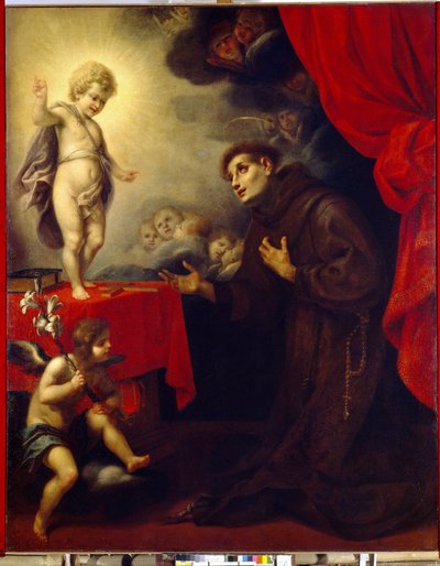 パドヴァの聖アントニウスのビジョン 作： Giovan Battista Montini
