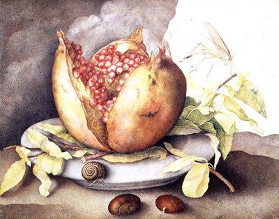 ざくろと栗 作： Giovanna Garzoni