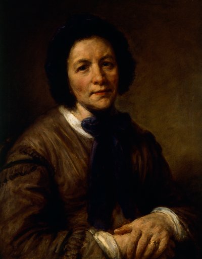 ピッキオことジョヴァンニ・カルノヴァリ（1804-1873）の「婦人の肖像」。 作： Giovanni Carnovali