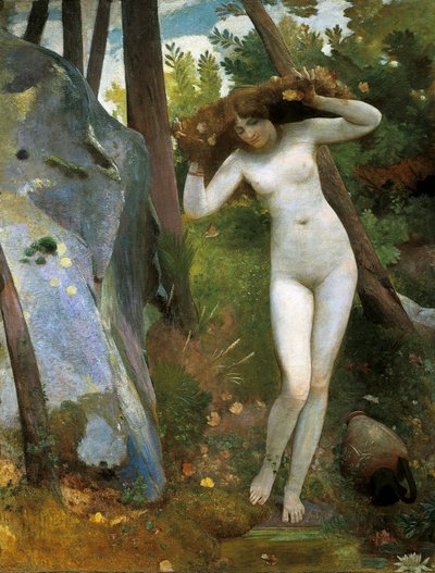 ニノ・コスタ（1826-1903）として知られるジョヴァンニによる「源泉」。詳細はこちら。 作： Giovanni Costa