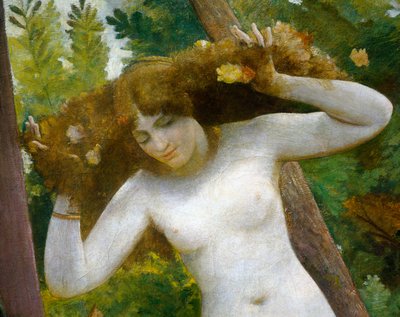 ニノ・コスタ（1826-1903）として知られるジョヴァンニによる「源泉」。詳細はこちら 作： Giovanni Costa