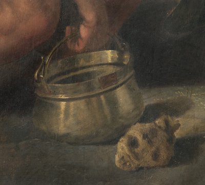 磔刑」詳細（ボードに転写されたフレスコ画）（3704290の詳細 作： Giovanni (fl.1537 d.c.1570) Fratino