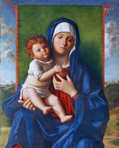 聖母子像 作： Giovanni (workshop of) Bellini