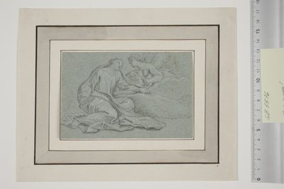ゲッセマネのキリストとカリスを持つ天使 作： Giovanni Agostino Ratti
