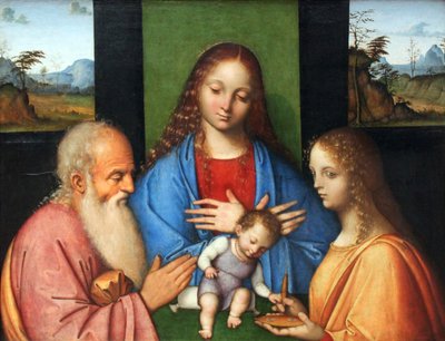 聖母子















 セント・ジョセフ、ルチアとともに 作： Giovanni Agostino da Lodi