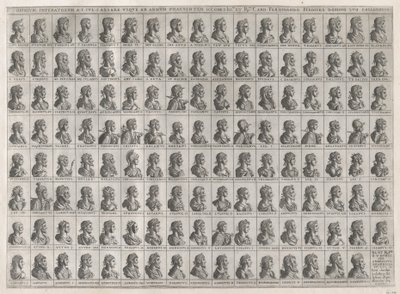 ローマの素晴らしさの鏡：ユリウス・カエサルからルドルフ2世までの皇帝の肖像...、1582年。 作： Giovanni Ambrogio Brambilla