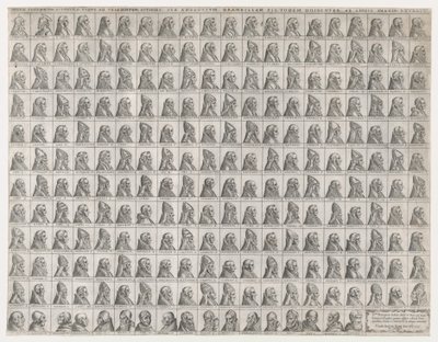Speculum Romanae Magnificentiae: キリストからシクストゥス 5 世までの教皇の小さな肖像画、1585., 1585. 作： Giovanni Ambrogio Brambilla