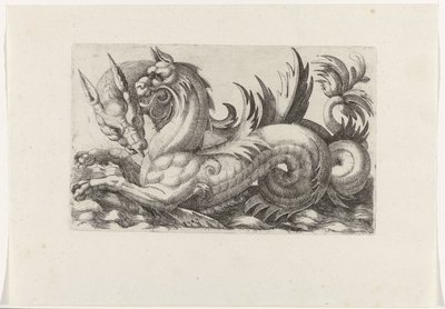 2 つの海の怪物 作： Giovanni Andrea Maglioli