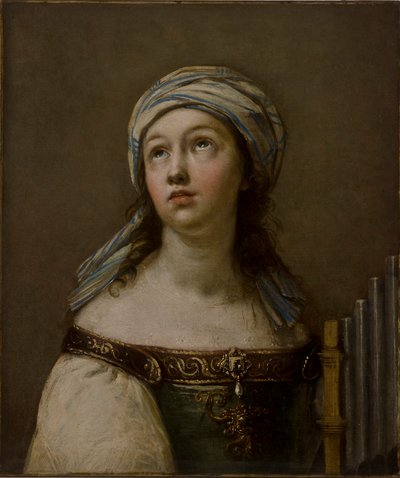 エクスタシーの聖セシリア 作： Giovanni Andrea Sirani