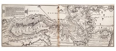 現存する最古の印刷海図とされるヴァヴァソール地中海海図 作： Giovanni Andrea Vavassore
