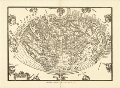ジョヴァンニ・アンドレア・ヴァヴァッソーレによる1540年の世界地図 作： ジョバンニアンドレアババソリ