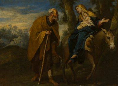 エジプトへの逃避、1618〜57年頃（キャンバスに油彩） 作： Giovanni Andrea di (attr. to) Ferrari