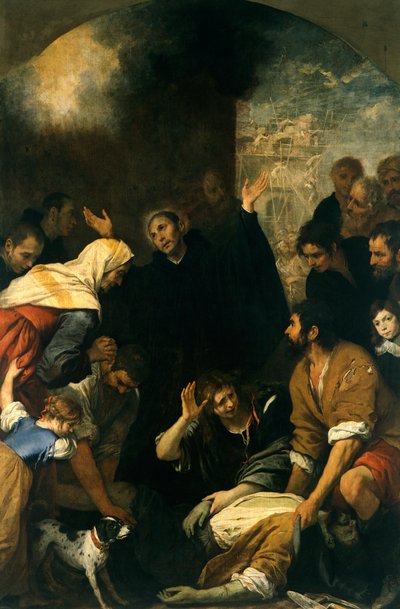 メイソンの奇跡、ジョヴァンニ アンドレア デ フェラーリ (1598-1669) 作： Giovanni Andrea di Ferrari