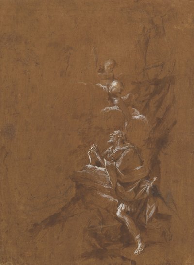 アキテーヌの聖ウィリアムのビジョン、1650 年代後半。 作： Giovanni Angelo Canini