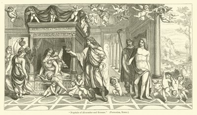 アレクサンダーとロクサーナの婚姻 作： Giovanni Antonio Bazzi Sodoma