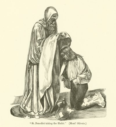 セントベネディクトの習慣 作： Giovanni Antonio Bazzi Sodoma