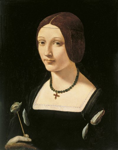 セントルーシーとしての女性の肖像 作： Giovanni Antonio Boltraffio