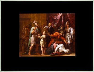 ルクレティアの死（キャンバス） 作： Giovanni Antonio Burrini or Burino