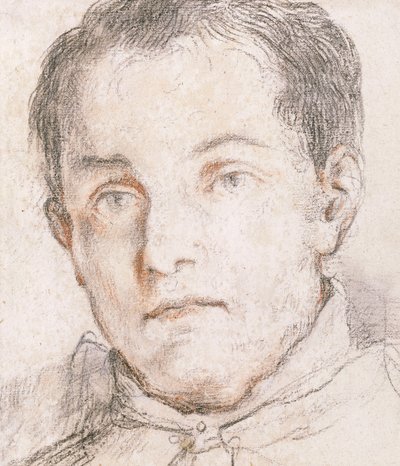 若い男の肖像、 作： Giovanni Antonio Burrini or Burino