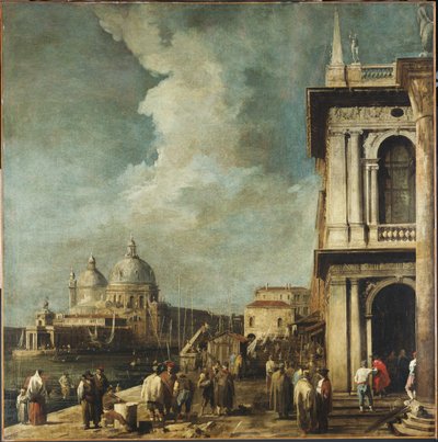 ピアツェッタから大運河、ヴェネツィアへの入り口 作： Giovanni Antonio Canal