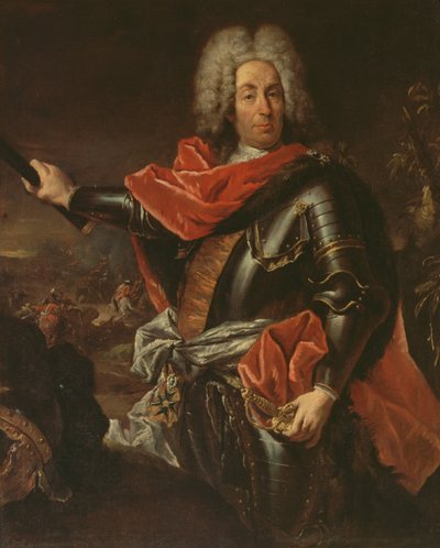 マティア・フォン・シューレンブルク元帥の肖像（油彩・キャンバス 作： Giovanni Antonio Guardi