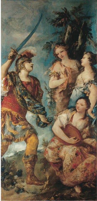 リナルドとニンフ 作： Giovanni Antonio Guardi