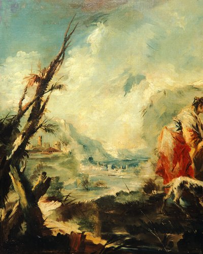 ジョヴァンニ・アントニオ・グアルディ作（1699-1760）、詳細、大天使ラファエル教会、ベニス 作： Giovanni Antonio Guardi