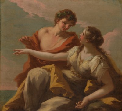 バッカスとアリアドネ、1720年代。 作： Giovanni Antonio Pellegrini