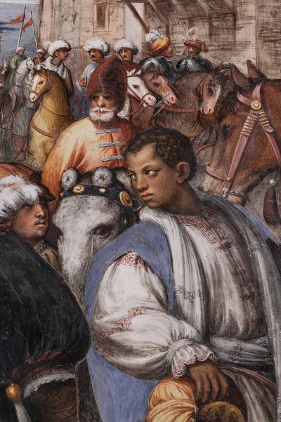 賢者の崇拝と羊飼いの崇拝 作： Giovanni Antonio Pordenone