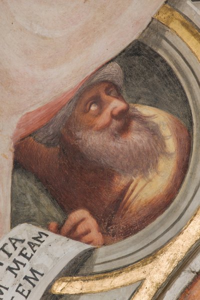 Central Ave, Plume First Span South, IL Pordenone 1520, 預言者付き胸像 作： Giovanni Antonio Pordenone