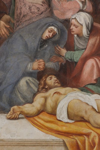 カウンターファッカータ、イル・ポルデノーネ、デポジション1522、詳細 作： Giovanni Antonio Pordenone