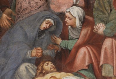カウンターファッカータ、イル・ポルデノーネ、デポジション1522、詳細 作： Giovanni Antonio Pordenone