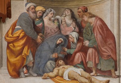 カウンターファッカータ、イル・ポルデノーネ、デポジション1522、詳細 作： Giovanni Antonio Pordenone